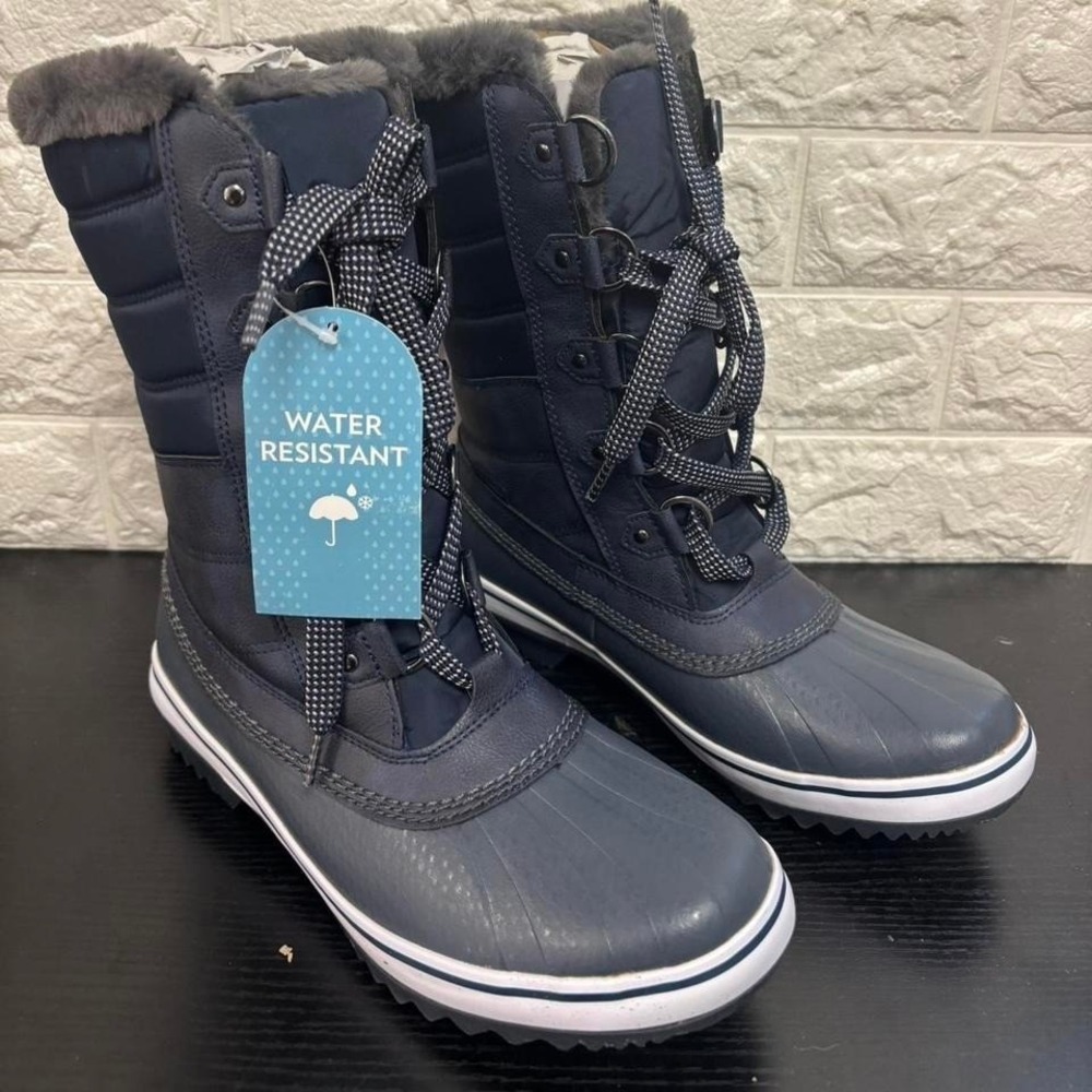 JBU by Jambu Siberia Water‎ Resistant Snow Boot Navy Size 8M